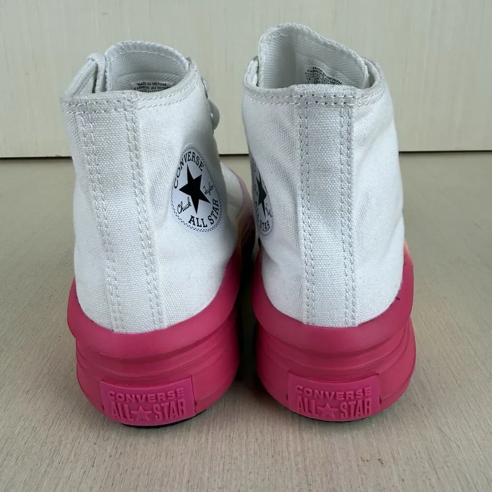Converse Chuck Taylor All Star Move Hyper Bright High Girls Fashion Sneaker Sz 1